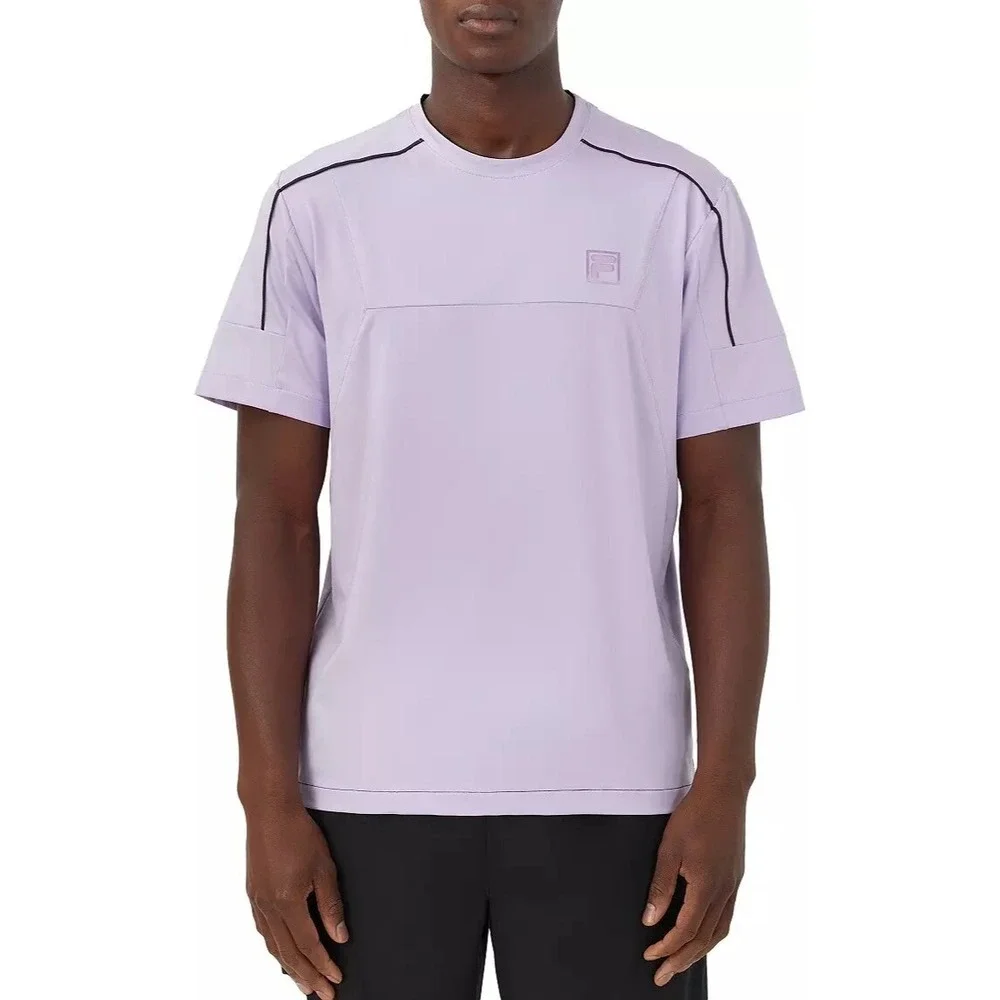 Fila Adrenaline Performance‎ Training Men Shirt Crew Purple Athletic Large